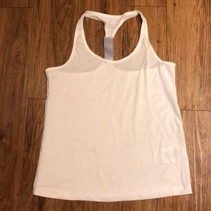 White workout tank- medium